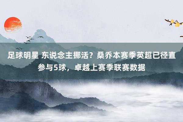 足球明星 东说念主挪活？桑乔本赛季英超已径直参与5球，卓越上赛季联赛数据